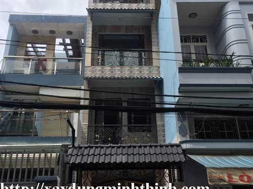 xây phố 4 tầng quận Tân Bình