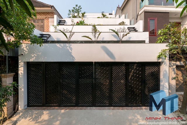 vườn bậc thang trên mái nhà độc đáo