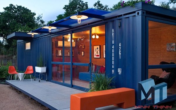 một góc nhìn đẹp của nhà container
