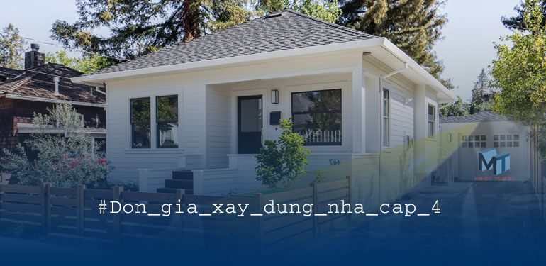 đơn giá xây nhà cấp 4