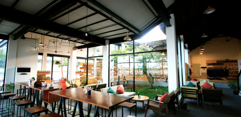 thiết kế quán cafe đẹp doanh thu tăng