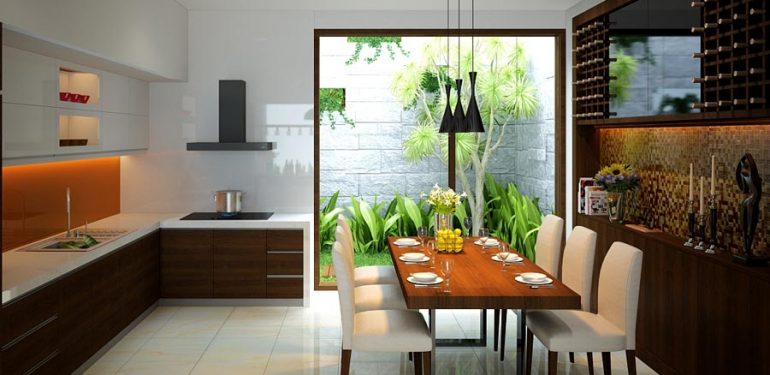 thiết kế nội thất nhà bếp