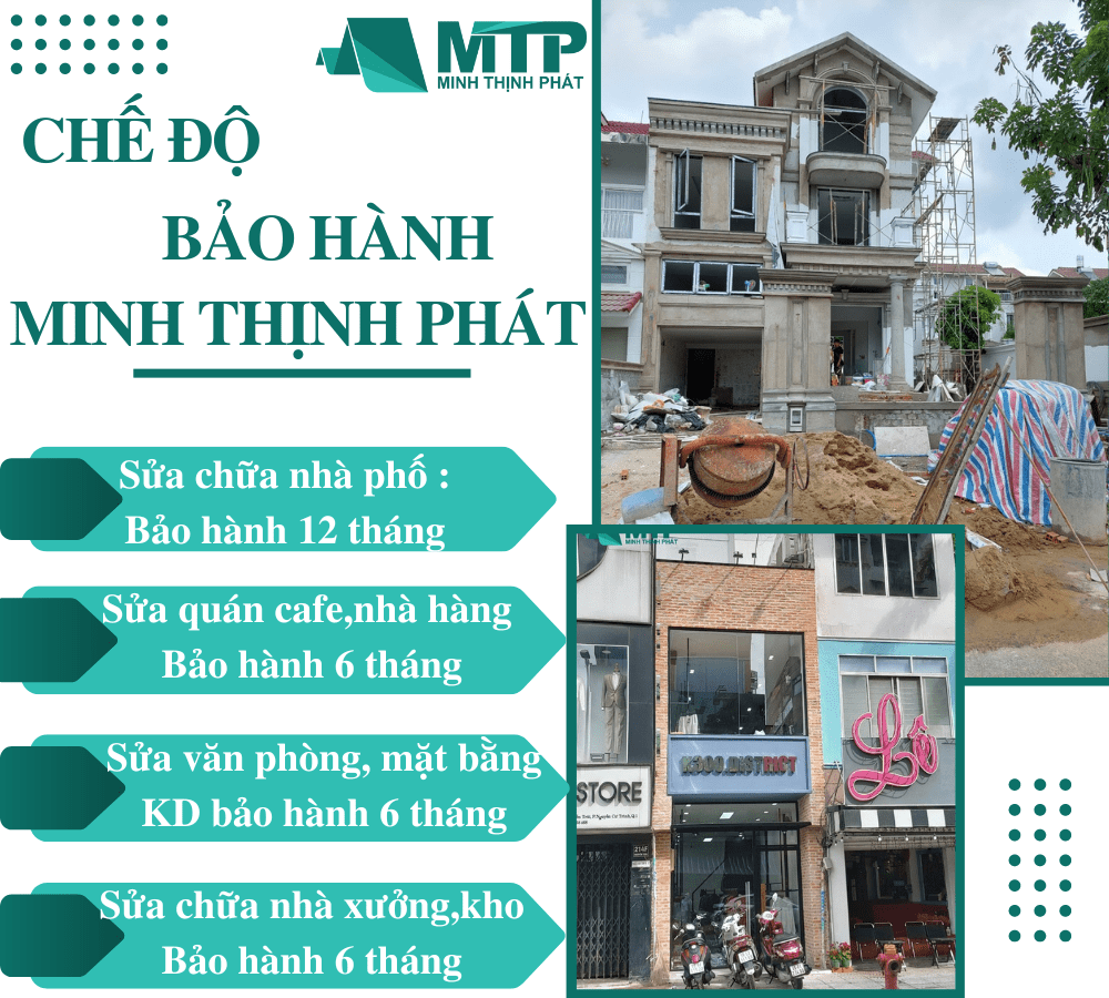 Bảo hành sữa chữa nhà trọn gói